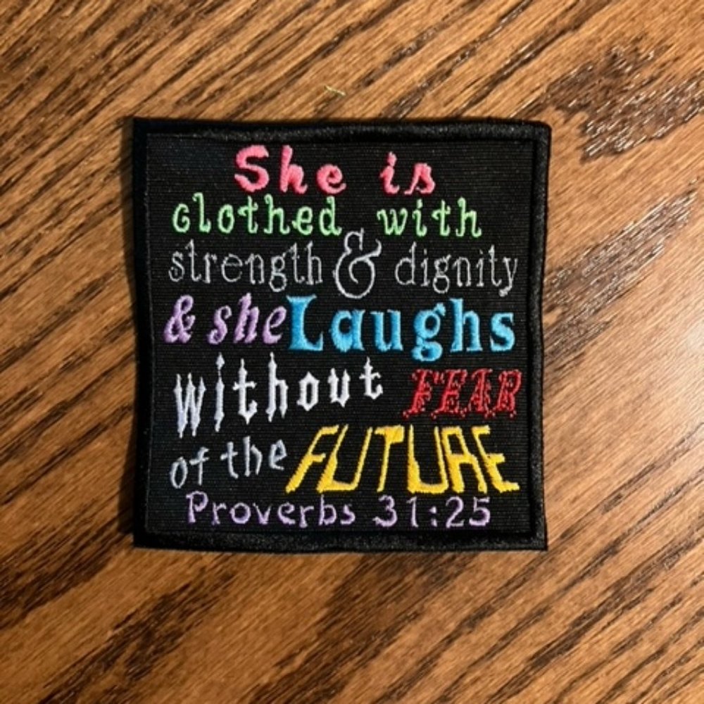 Lovely Proverbial Biblical Patch for the ladies Proverbs 31…
